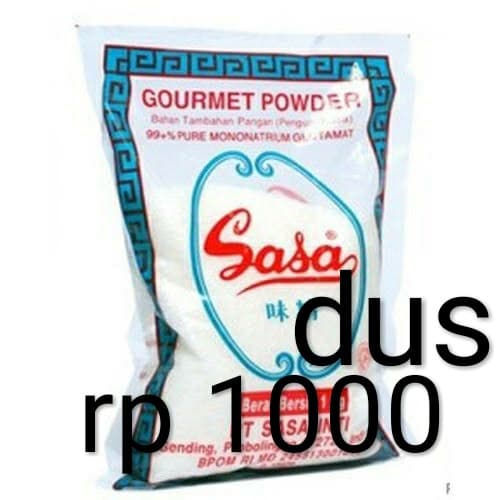 

Produk Terbaik - Penyedap Rasa Sasa Rp1000 Per Dus(240Bks)