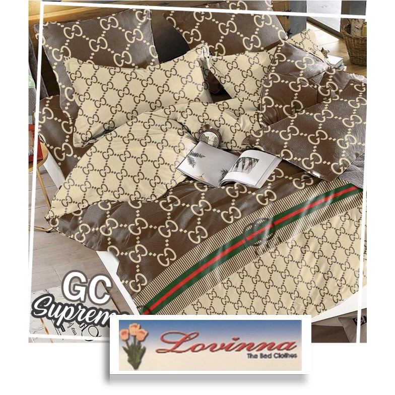 Bedcover sprei motif anak cowo by Lovina premium kualitas di atas FATA dan Mylove