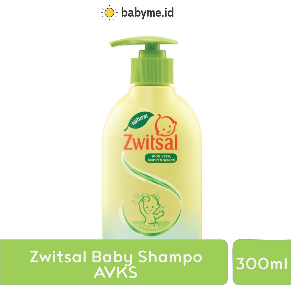 Zwitsal baby shampoo Aloe Vera kemiri &amp; seledri 300ml