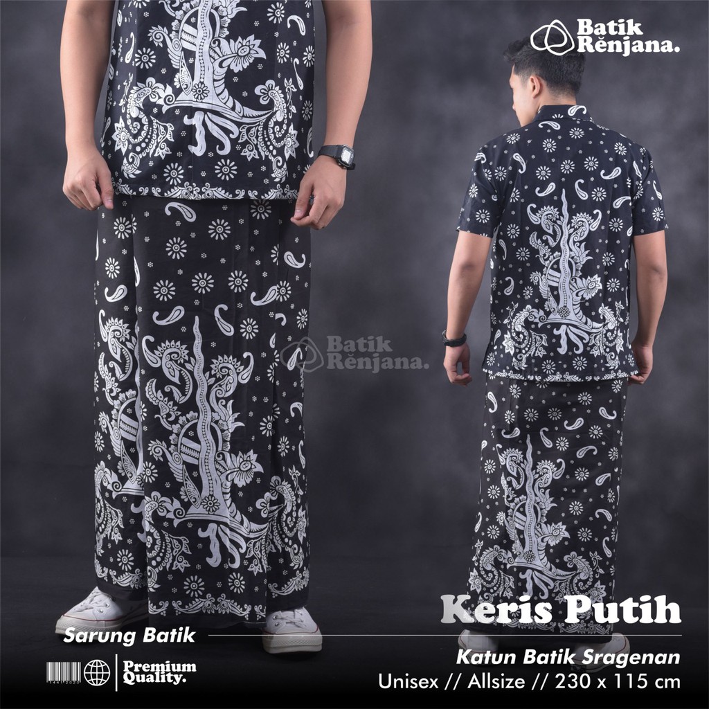 KERIS PUTIH RENJANA SARUNG BATIK SOLO PREMIUM MODERN KATUN HALUS SERAGAM KELUARGA KANTOR SANTRI FAYA SERAYU MUYAS MAYORA MANDA HUMAIRA BURMA FUJI TAMARIN KAMAYA MAYA KAMAYA MARJUA GANANG WEDANGAN JALARAN GUMAR BADRAKA UMARA CAKARA MATARAM MUKTIJOWO PARANG