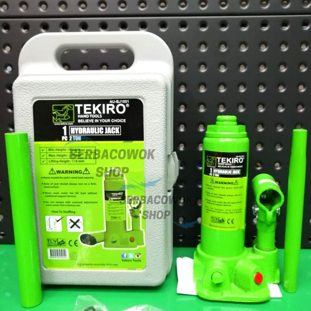 Tekiro Dongkrak Botol 2 Ton Hydraulic Bottle Jack Mobil Termurah Berkualitas