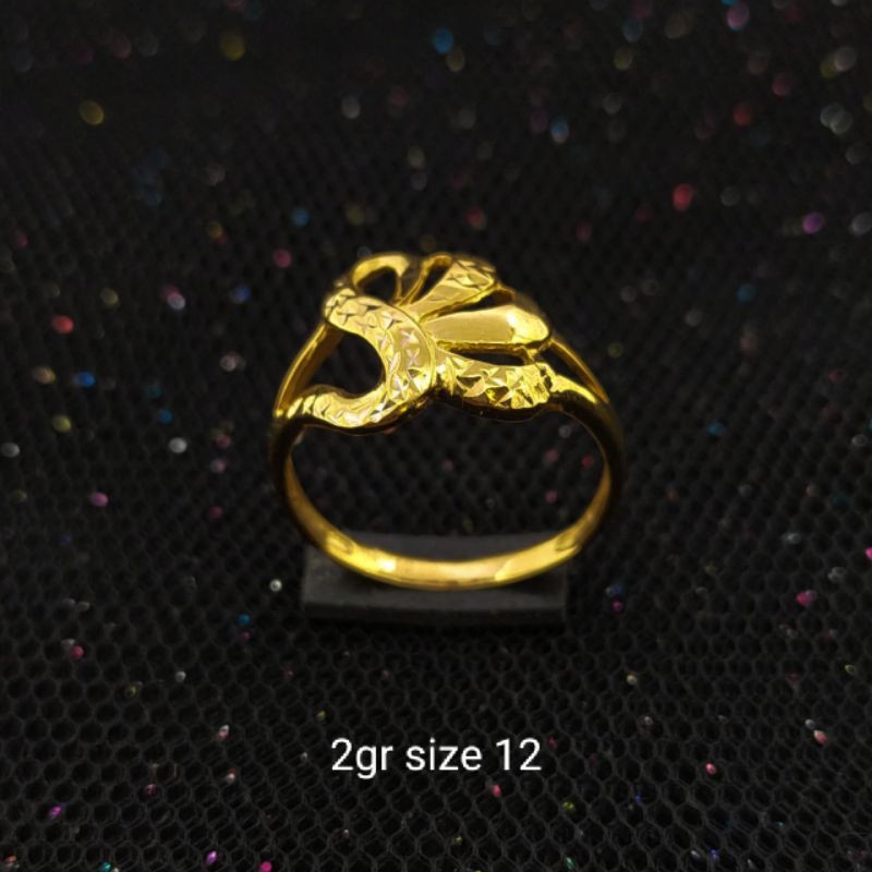 Cincin Emas 17 K - 2gr Kadar 750 - 3338