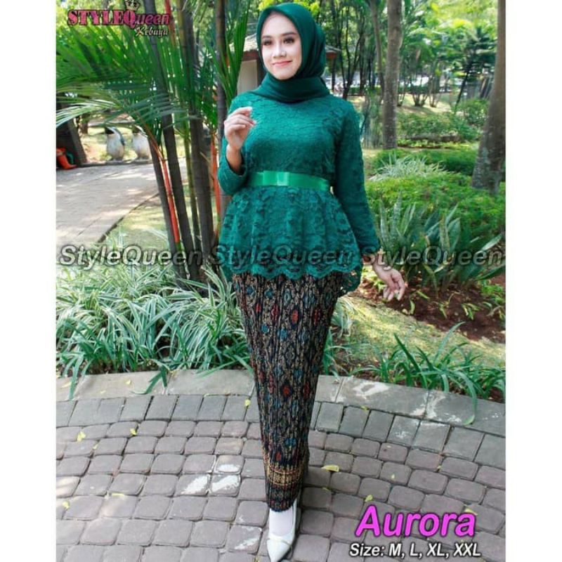 Jual Nusa Kebaya Kebaya Aurora Brukat Kebaya Modern Real Pict