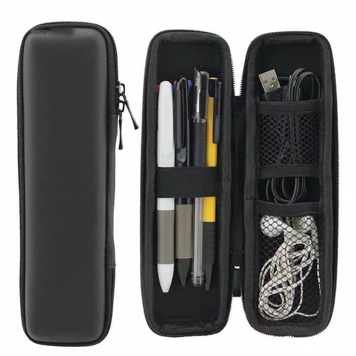 

Terbaru Office Students Pens Pouch Earphone Mesh Storage Organizer Pencil NEW
