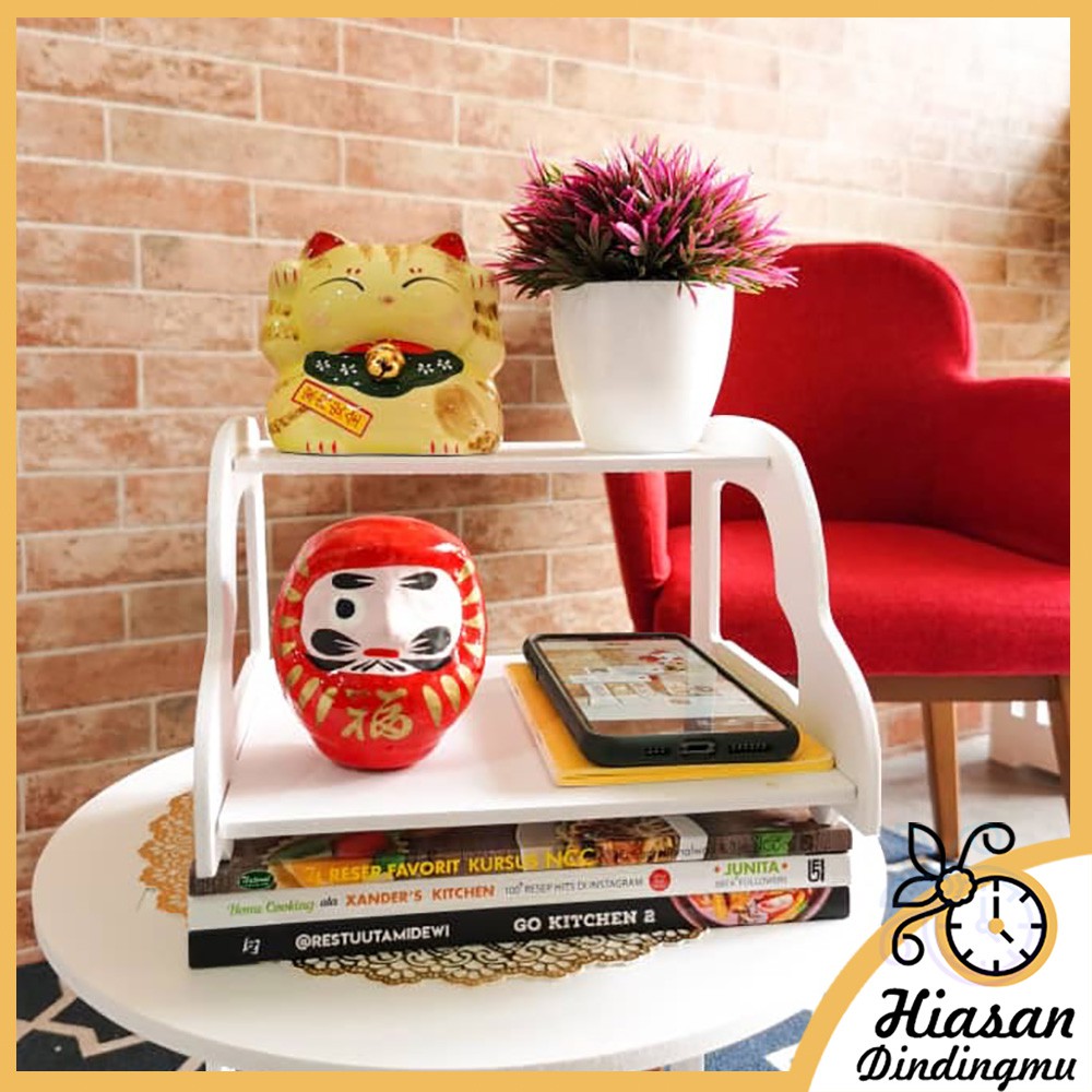 Dekorasi dinding Rak Dinding WIFI Storage Rak Gantung Serbaguna Vintage rak WIFI