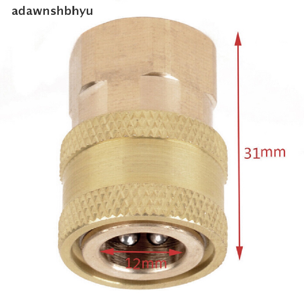 Adawnshbhyu 1pc1per4 &quot;Female NPT Kuningan Quick Connect Coupler Tool Untuk Mesin Cuci Tekanan