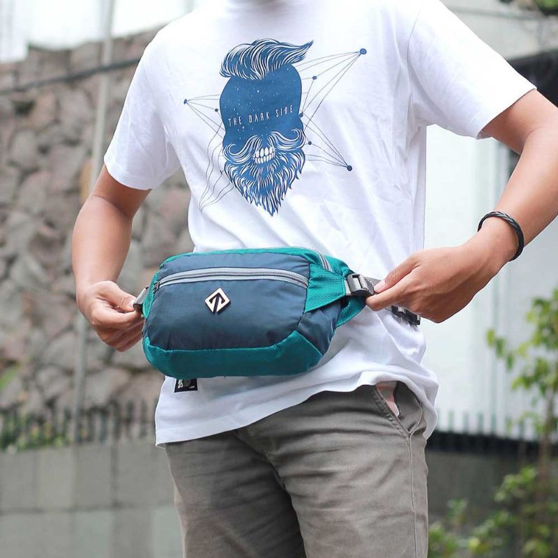 New Arrival Tas Waistbag Salempang Pria Slingbag Pinggang Distro Terbaru Premium Bahan Dolby Diskon