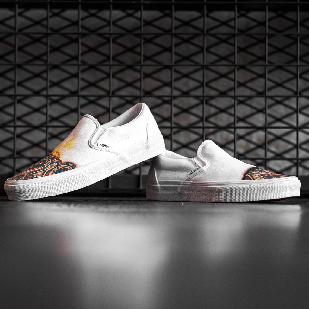 VANS SLIP-ON BIG REVEAL TRUE/WHITE ORIGINAL 100%