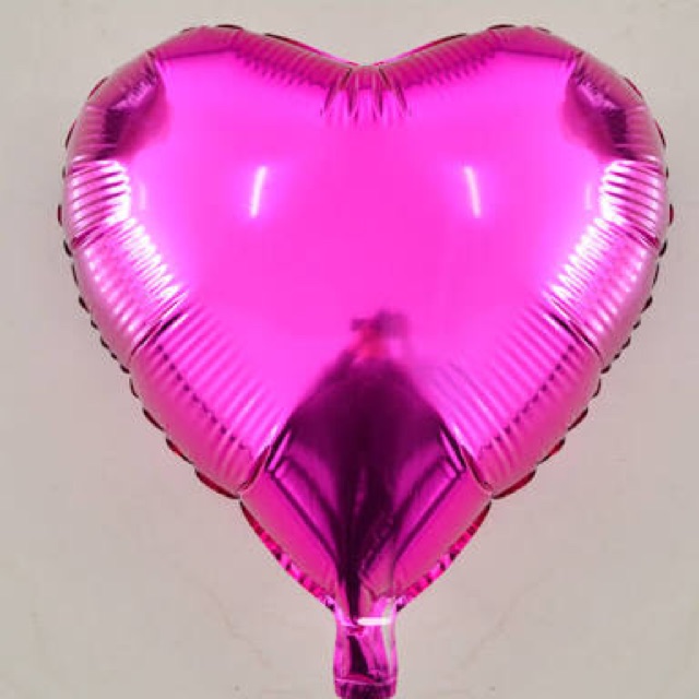 Balon foil hati ukuran 18inch / 45cm balon hati