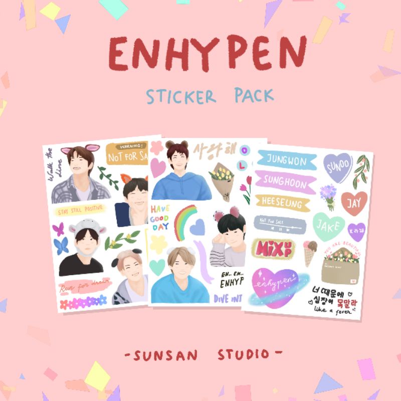 

ENHYPEN Sticker Hand Cut