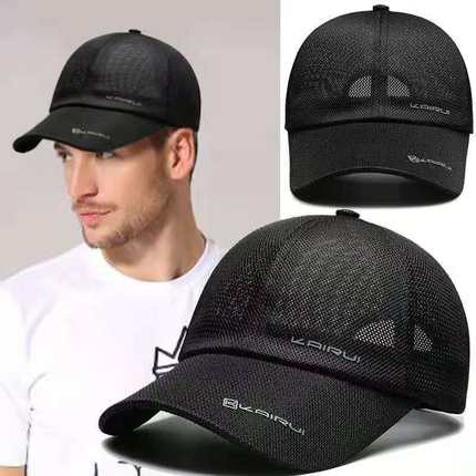 visor topi musim panas topi baseball rekreasi luar ruangan memancing topi musim panas baru pria bernapas mesh tipis untuk wanita