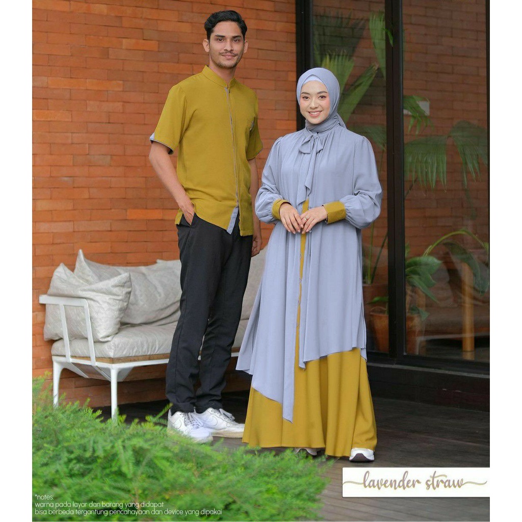 Fatimah Ali couple Kemeja Hem lengan pendek Grosir Bajuu