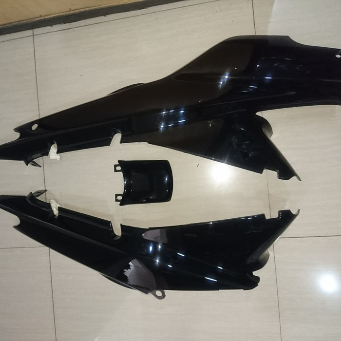 Cover Body Supra Hitam + Coverstop Merk WIN