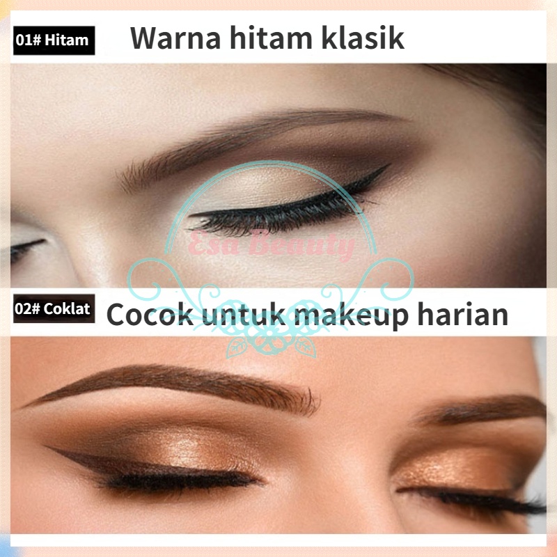 COCO MAMA Tahan Air Eyeliner Gel Pencil Eyeliner Pensil Gel Eyeliner Waterproof Untuk Pemula Smooth Eyeliner Pensil Waterproof