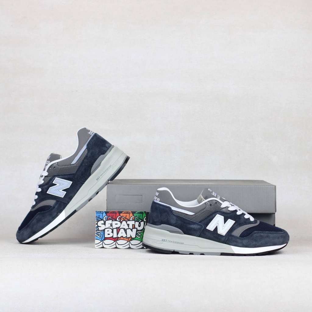 Sepatu New Balance NB 997 ArtMB997NV Navy White Made In USA