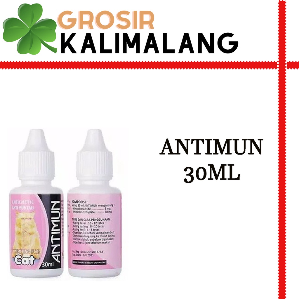 Antimun Obat Anti Muntah Untuk Kucing 30ml