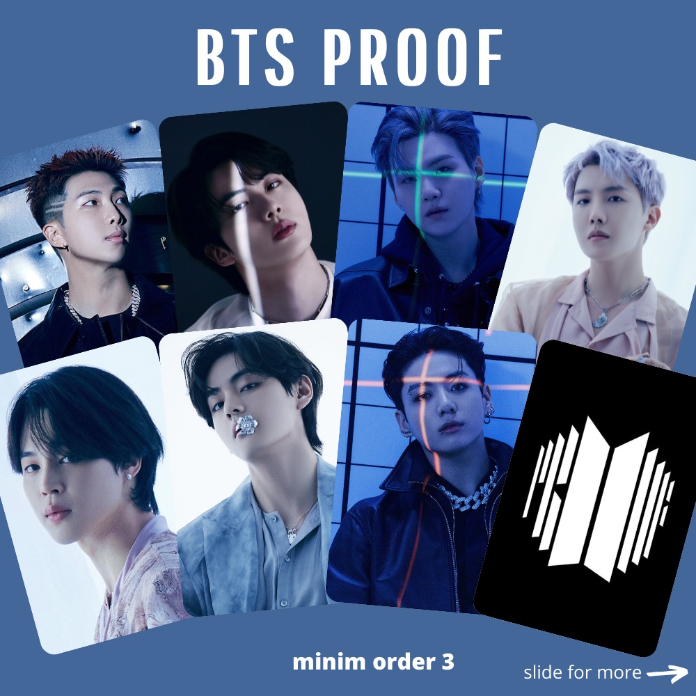 [UNOFFICIAL] PHOTOCARD BTS PROOF STANDARD COMPACT FANMADE POCA PC