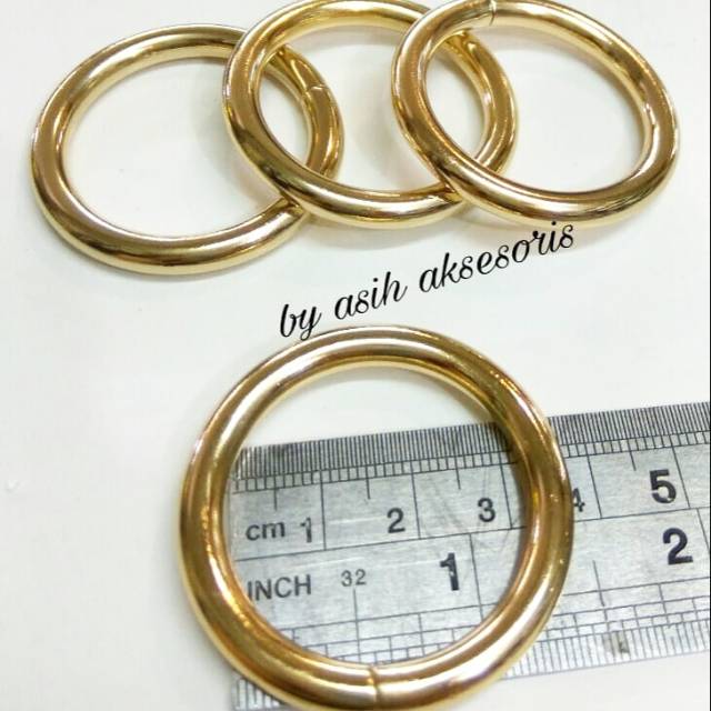 Ring bulat 3cm ( RB 3/5 ) mas muda