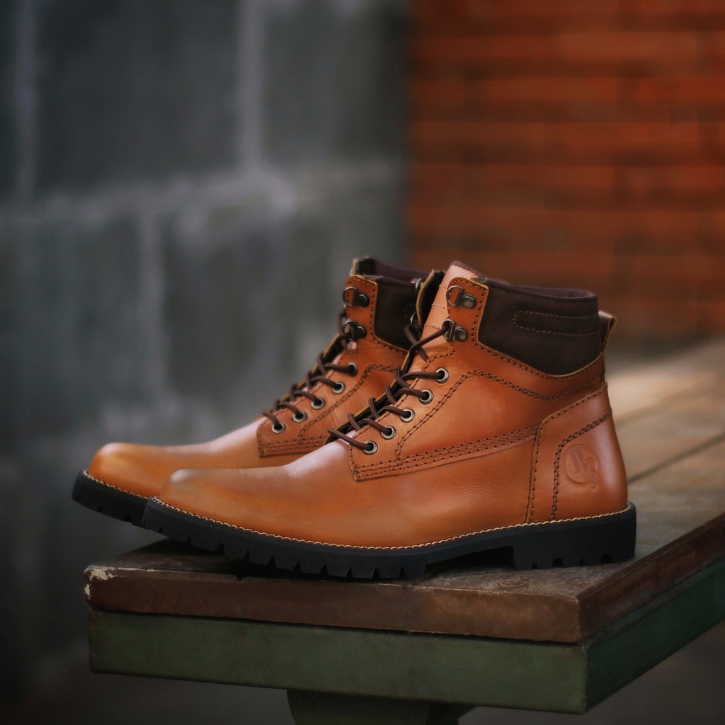 PENTATONIC LIGHT |FORIND x Reyl| Sepatu Kulit Asli Safety Boot Vintage Klasik Besi Original Footwear