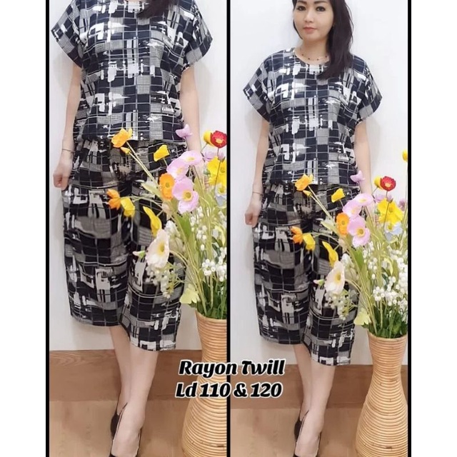 setelan Rayon Twill Premium