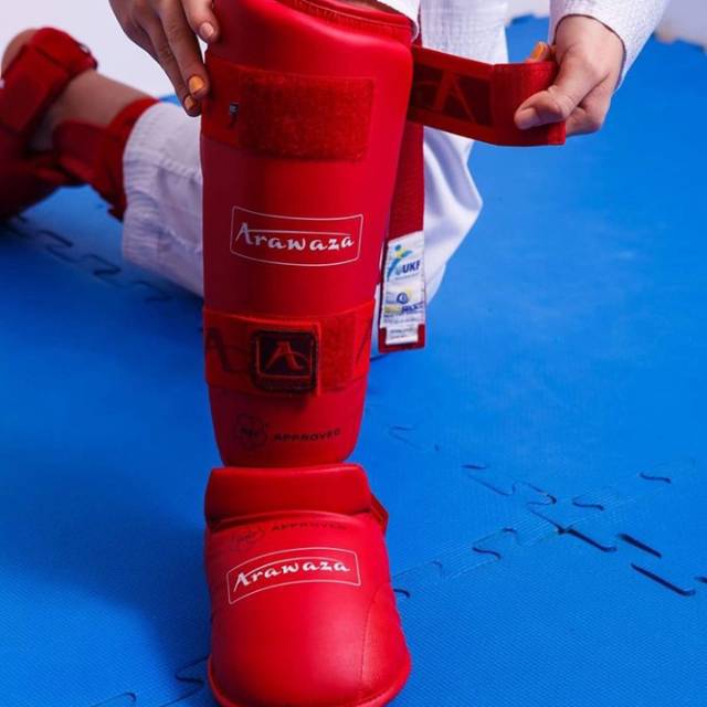 Arawaza Footprotector Wkf Approved Original Shindekker Karate Kumite Arawaza