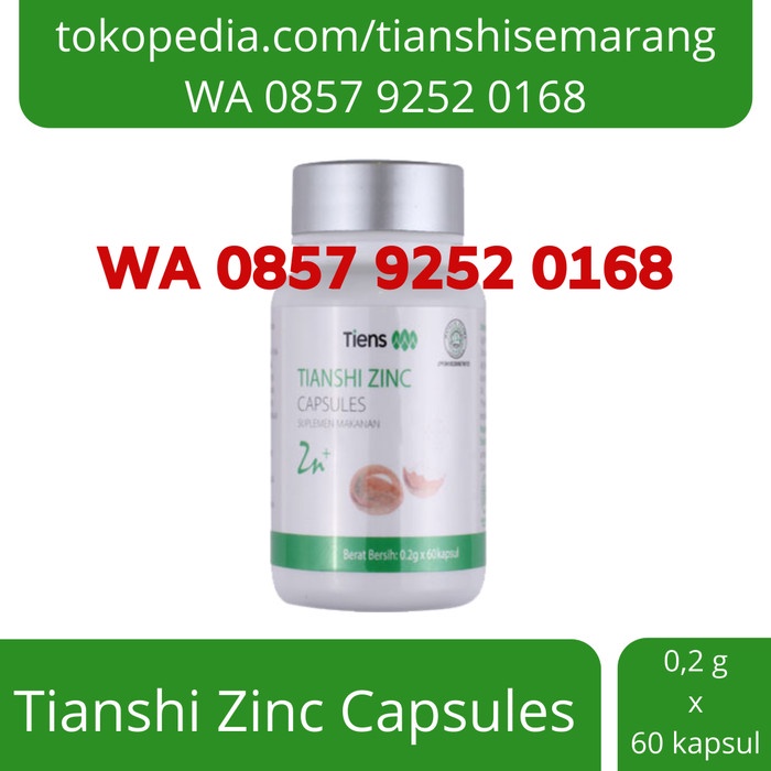 Vitamin Daya Tahan Tubuh Untuk Remaja Dan Anak Zinc Tiens Tianshi Vit Anak -