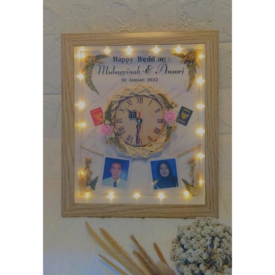 Pigura | Frame | Bingkai Wedding Graduation Anniv Birthday pigura3D/pigurajam/pigura mahar rustic/fr