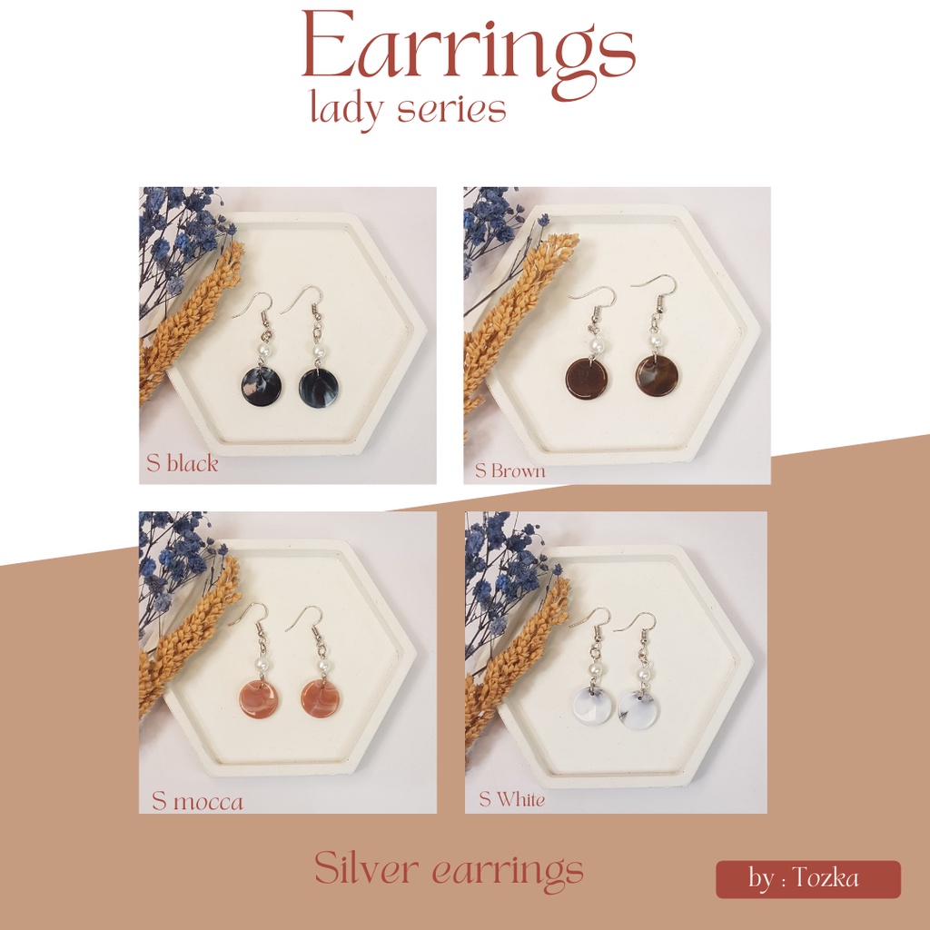 Earrings I anting hijab I lady series I Drop earrings