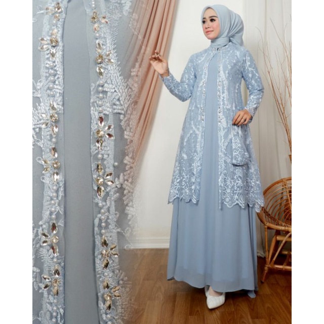 KEBAYA GAMIS AULIA TUTU - KEBAYA - KEBAYA PESTA - KEBAYA KONDANGAN - KEBAYA MODERN - KEBAYA -BROKAT