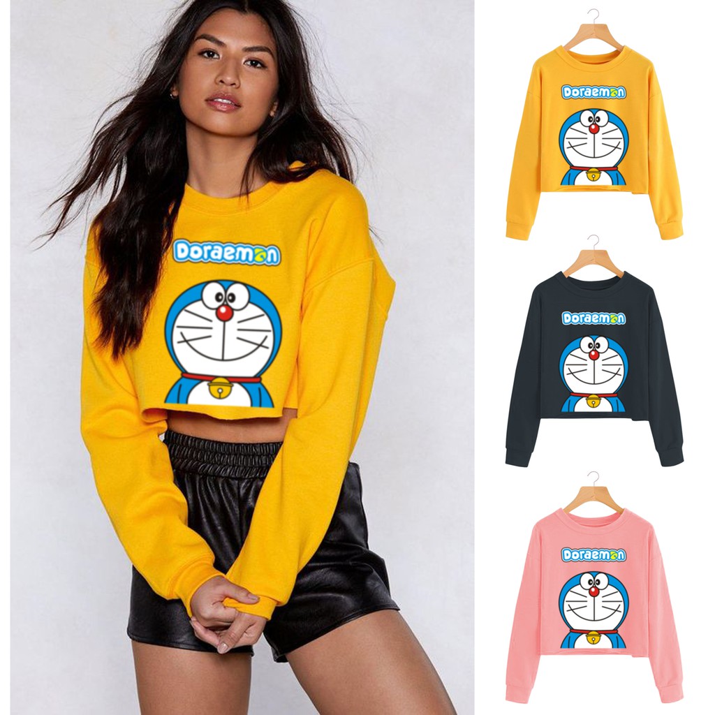 Bess - Sweater Crop Murah Wanita / Sweater Crop DORA