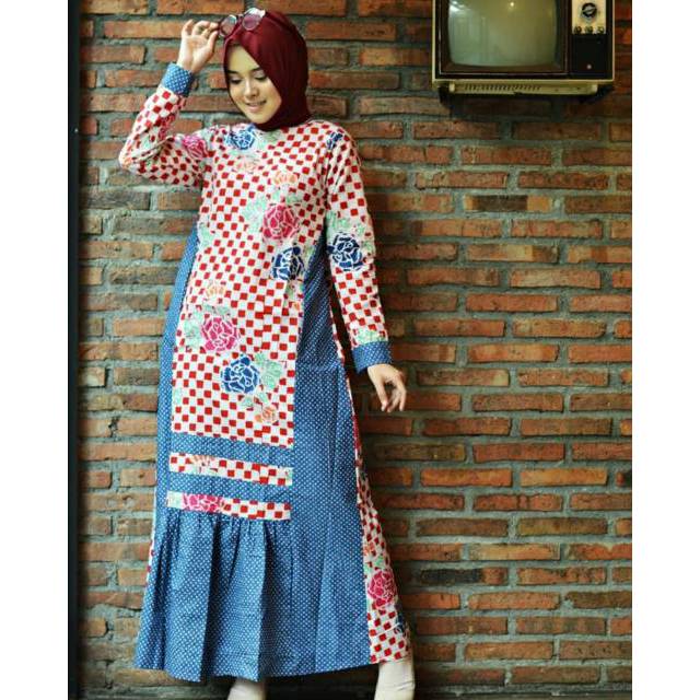 GAMIS BATIK MANGGAR, PADI,SEKAR,CANTIK,KUBIS,KIPAS,DAUN,KUPU,NADINE,GENDIS