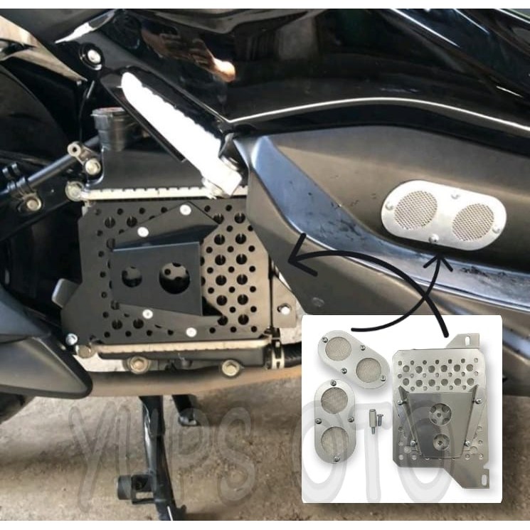 PAKET MURAH DIFFUSER AIR VENTILATOR UDARA YAMAHA NMAX XMAX AEROX LEXI PLUS COVER RADIATOR VELOSCOP SCOP