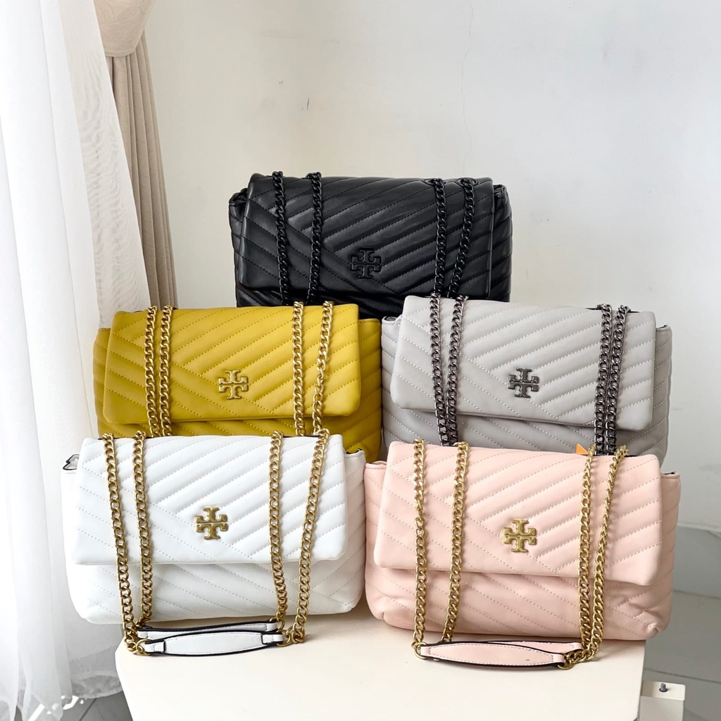 TB Chevron Medium Shoulder Bag Fashion Import Wanita (TBB058)