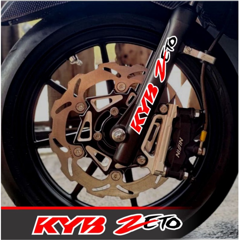 cutting sticker copy kyb zeto botom shock depan satu set (kanan/kiri)