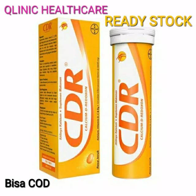 CDR EFFERVESCENT 10 TABLET CALCIUM MULTIVITAMIN VITAMIN C