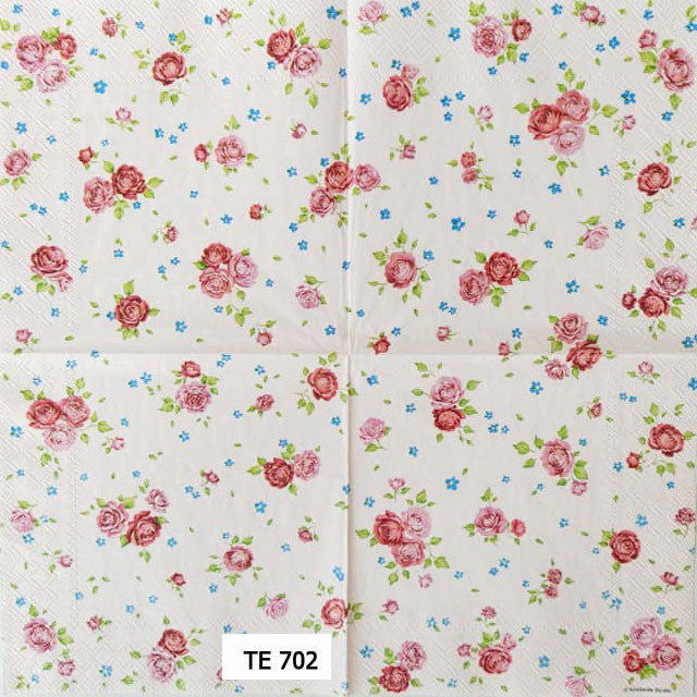 TISU NAPKIN DECOUPAGE EROPAH 33X33 CM TE 702 TTS