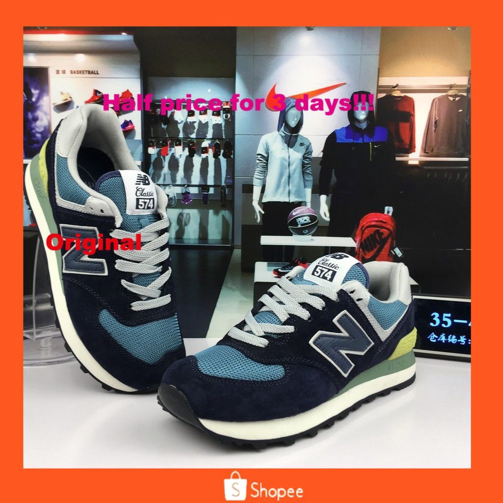 new balance 574 women navy blue