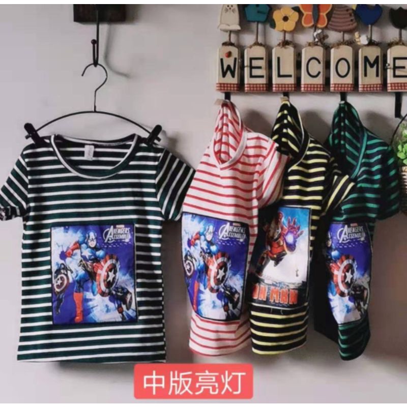 Baju Kaos Import Anak laki laki Usia 2-5 Tahun