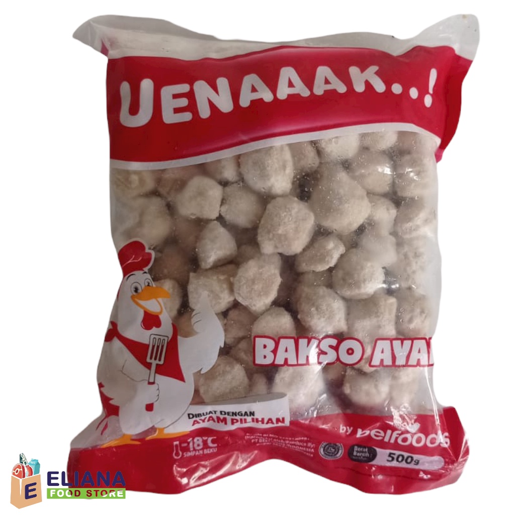 Jual Belfoods Bakso Ayam Mini 500 Gr Isi 100 Belfoods Baso Mini 500