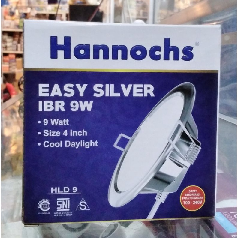 Hannoch IB Downlight 3 Watt, 5 Watt, 9 Watt Putih (6500K)