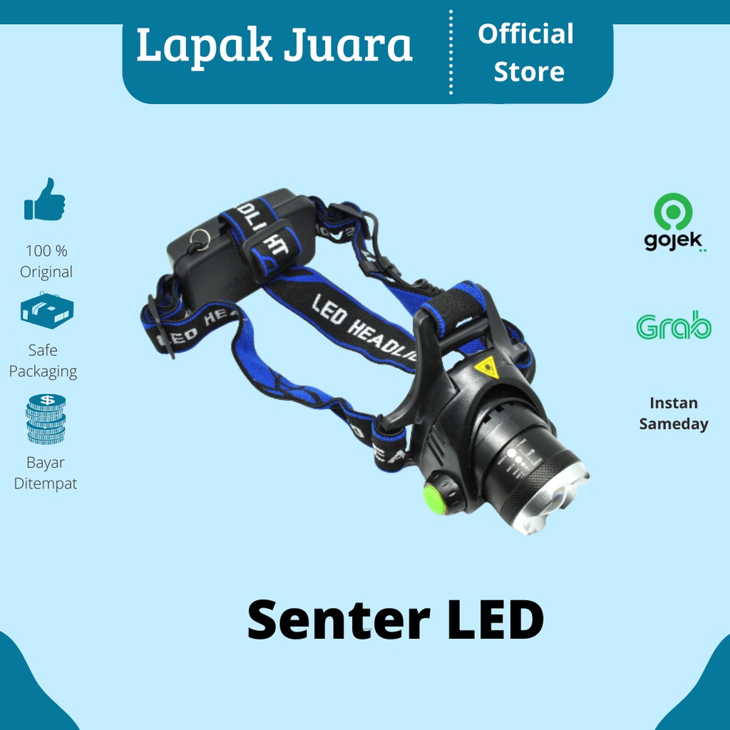 Headlamp | LED Senter | Senter Kepala | Senter LED | Senter LED Kepala | TaffLED High Power Headlamp