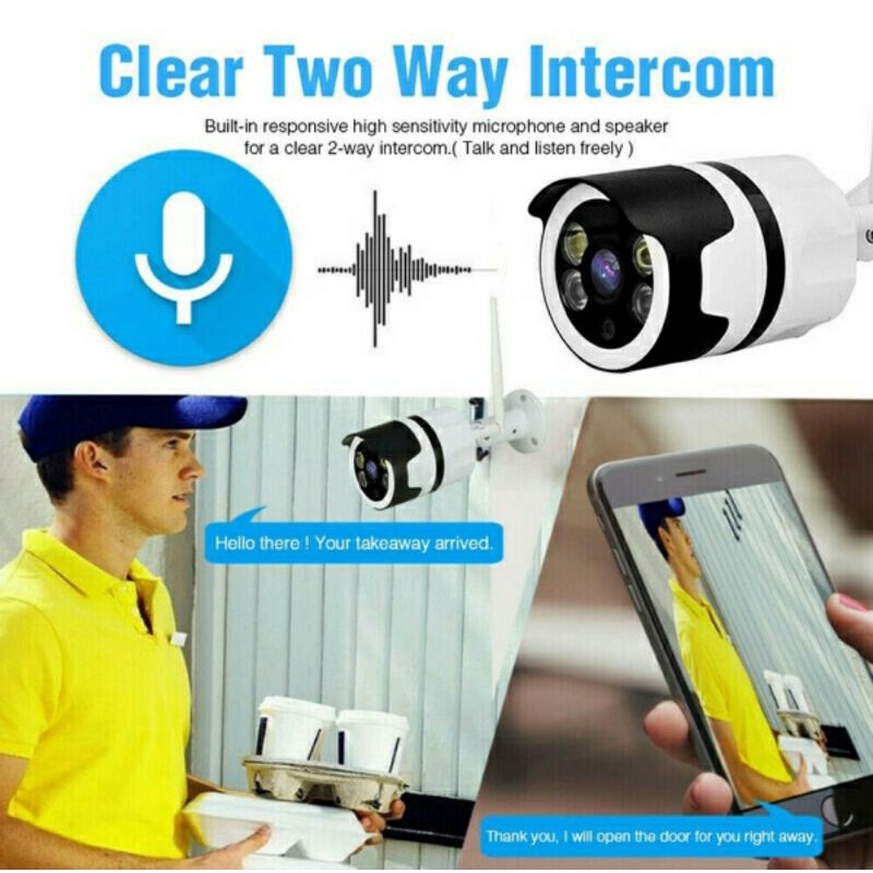 IP Cam V380 CCTV WiFi 1080P outdoor 8MP kamera wireless waterproof