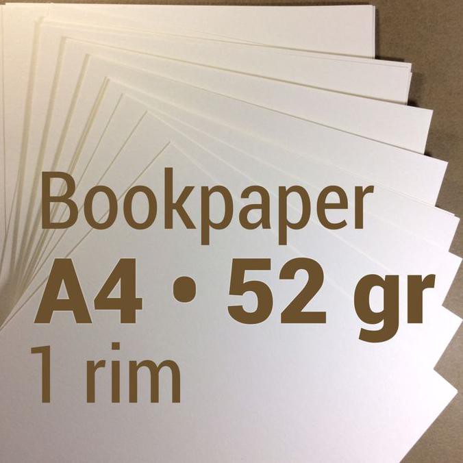 

kertas bookpaper | A4 | 52 gr | 1 rim | imperial | book paper | novel