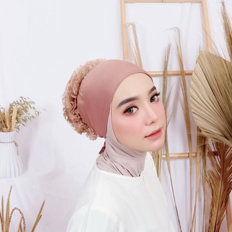 inner ciput turki / ciput / daleman kerudung wanita