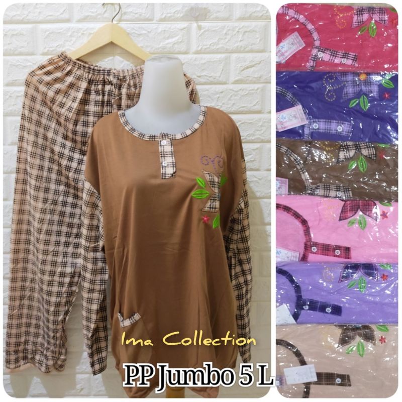 BAJU TIDUR JUMBO PP 5L XXXXXL LD 125 CM BIGSIZE / SETELAN JUMBO 5L