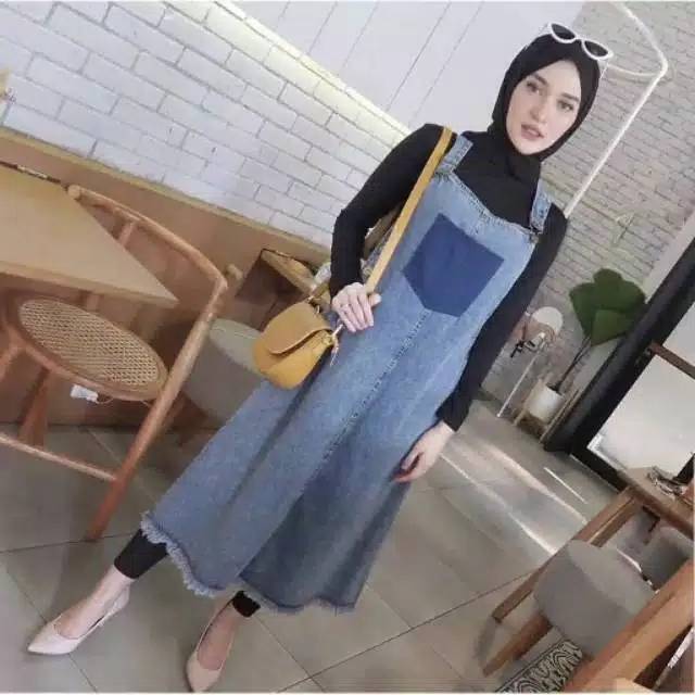 Elsa overall fashion remaja