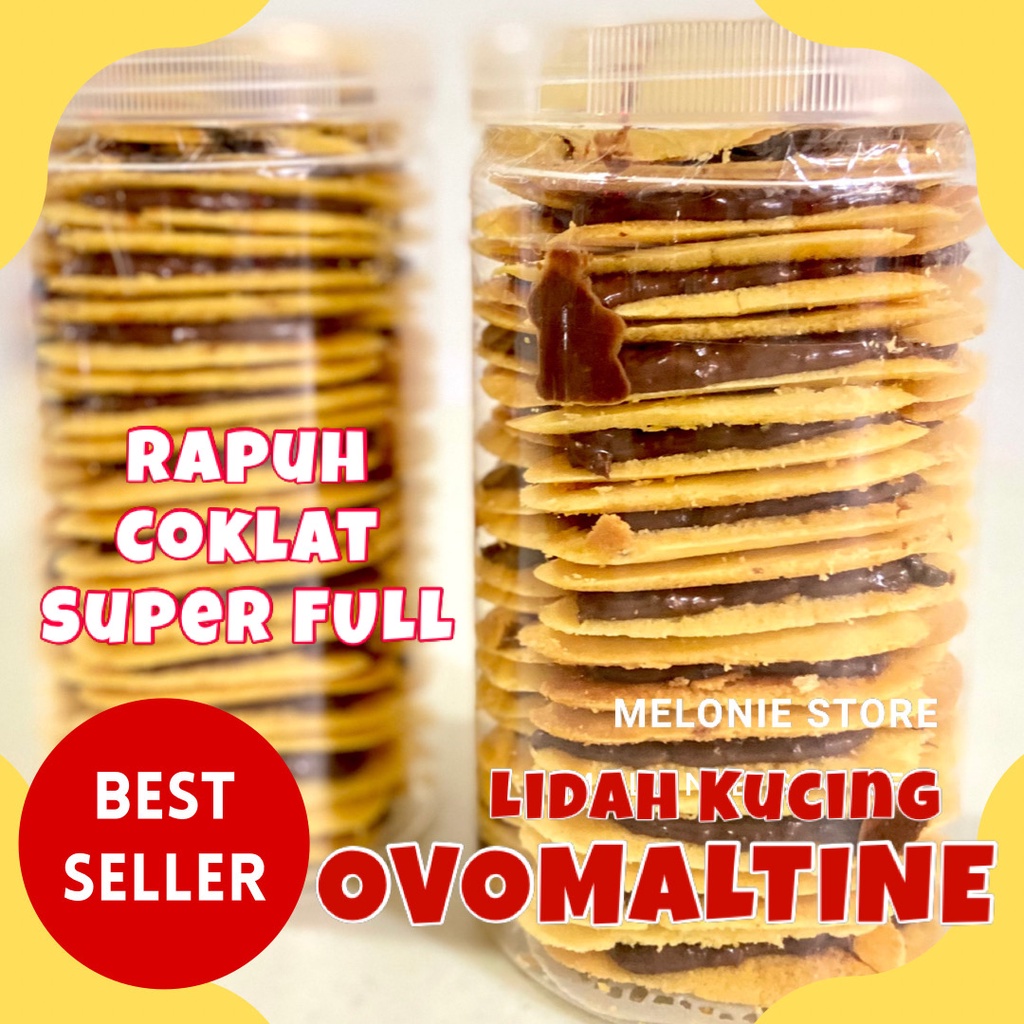 

LIDAH KUCING OVOMALTINE / LIDAH KUCING PREMIUM / KUE LIDAH KUCING / OLEH OLEH MEDAN