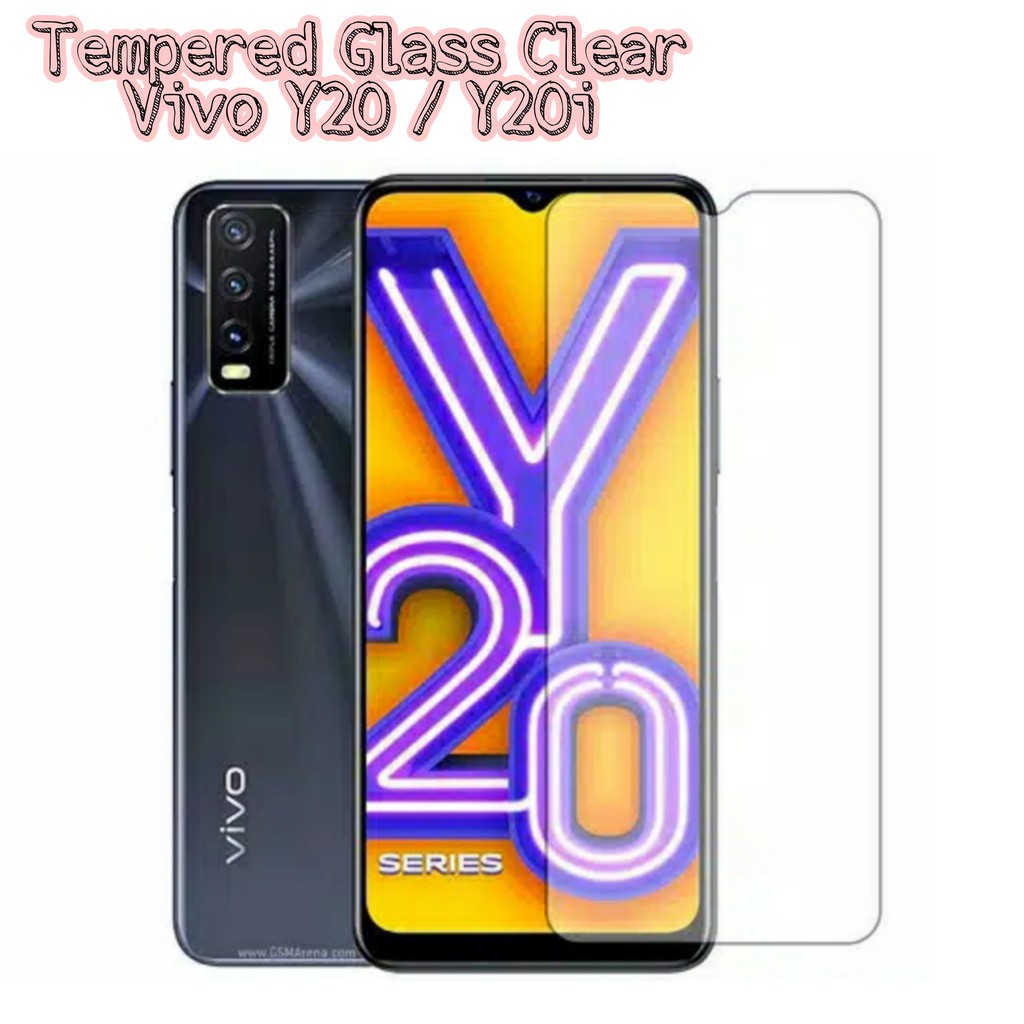 Tempered Glass Vivo Y20 / Vivo Y20i Screen Protector Handphone Clear