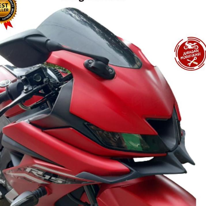 Terbagus.. Winglet R15 V3 carbon vva aero winglet carbon yamaha r15 new VVA karbon wtp bukan kevlar