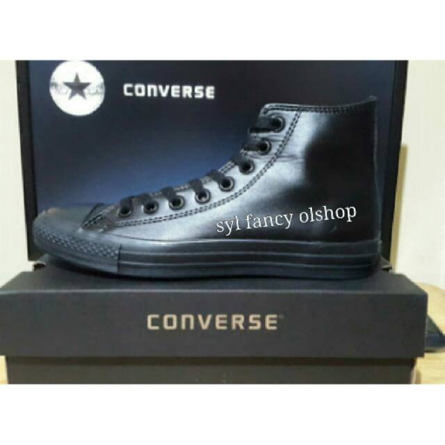 Sepatu Converse All Star CT II Full COLOR Black Leather Special Edition 
100% original BNWB